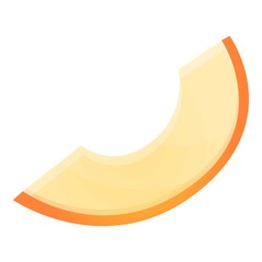 Poster - Slice of melon icon. Cartoon of slice of melon vector icon for web design isolated on white background