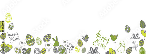 Happy easter doodles