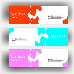 Wall Mural - abstract dynamic fluid geometric design banner web template. banner web design vector template