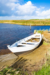 Naklejka na meble Abandoned port in Ringkobing Fjord, Jutland, Denmark