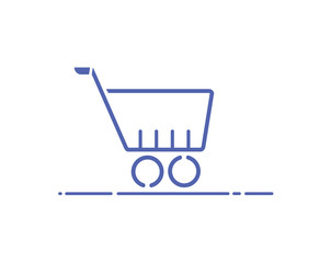 Poster - shopping cart symbol