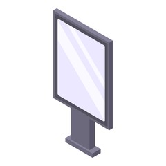 Poster - Modern lightbox icon. Isometric of modern lightbox vector icon for web design isolated on white background