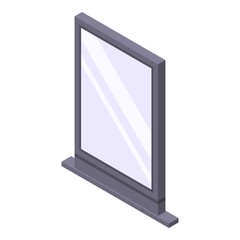 Poster - Street city lightbox icon. Isometric of street city lightbox vector icon for web design isolated on white background