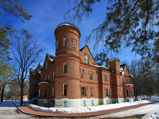 old castle in English style