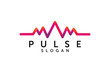 unique audio pulse or wave logo design element