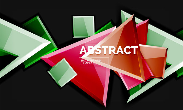 Shiny style geometric background