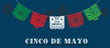 Cinco de Mayo vector. Viva Mexico background illustration.