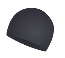 Black Swim Hat. Vector Illustration