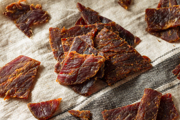 Canvas Print - Homemade Organic Beer Jerky