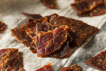 Canvas Print - Homemade Organic Beer Jerky