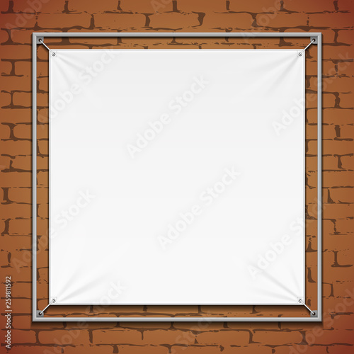 Wall Streamer Vinyl Flex Banner Fabric Nylon With Folds Corners