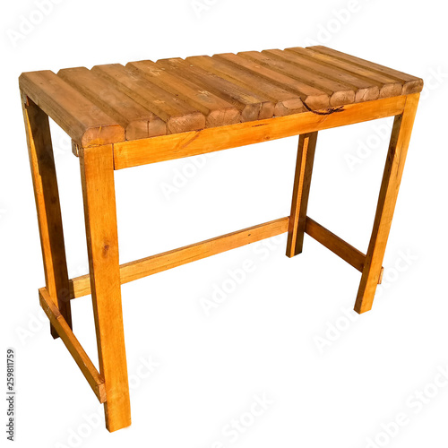 Countertop Table Made Of Wood Pallet Buy This Stock Photo And