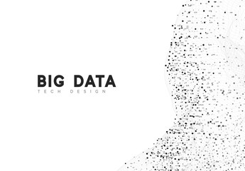 Canvas Print - Big Data technology