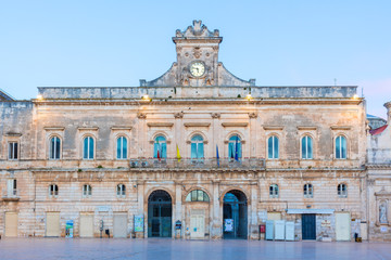 Stadtzentrum von Ostuni, Apulien, Italien