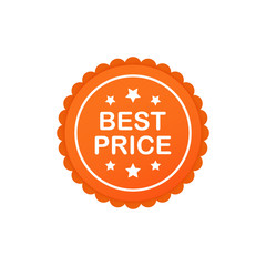 Sticker - Best price guarantee label icon. Best Price label. Vector illustration.