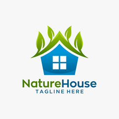 Wall Mural - Nature house logo design