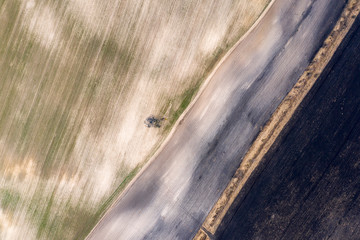 field, view from above