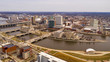 © Christopher Boswell - Aerial Perspective of Cedar Rapids Iowa Urban Waterfront