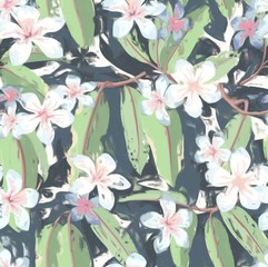  Tropical Floral Pattern