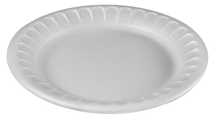 Plastic food tray,Styrofoam food tray isolated on white background