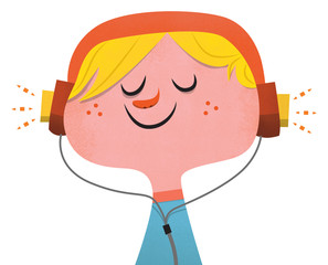 Tune In - Boy with Headphones