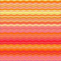 Aufkleber - Colored Wavy Background. Dynamic Effect. Design Template. Modern Pattern. 3d rendering