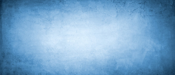 Wall Mural - blue wall with concrete texture as a background
