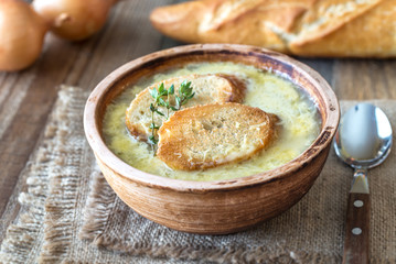 Poster - Bowl of onion soup