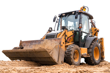 Wheel loader excavator