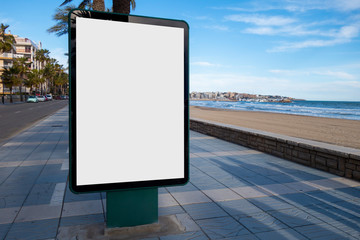 Wall Mural - Blank billboard mock up