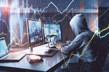 Poster - Malware and economy concept