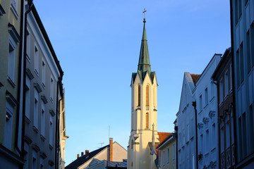 Canvas Print - Spaziergang in Passau, Städtereise, Deutschland