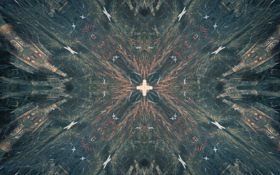 digital generated image in the form of abstract geometric shapes of various shades and colors for use in web design and computer graphics
