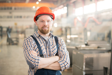 Canvas Print - Bearded engineer