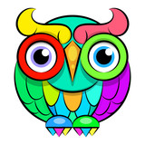 Fototapeta Pokój dzieciecy - owl icon - owl isolated , wild bird illustration