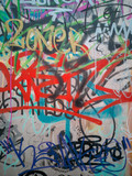 Fototapeta  - abstract graffiti urban art on street wall 
