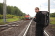 © alexkich - Traveling with a backpack on foot