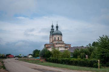 Wall Mural - Old Orthodox Church. Church of the Intercession. Village Solenoe Zaimische