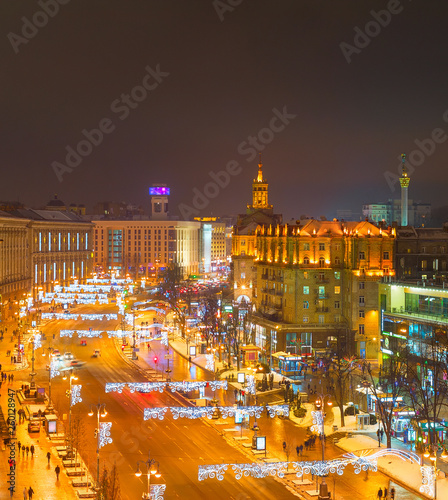 Evening Khreshatyk street, ...