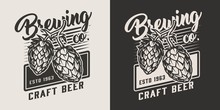 Vintage Craft Beer Logo