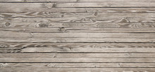 Horizontal Wood Textured Background. Wooden Planks On A Wall Or Floor With Grain And Texture.