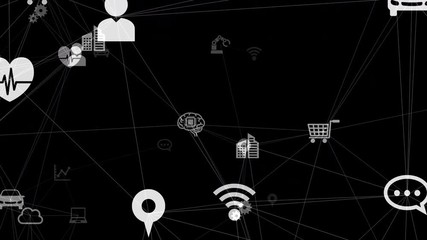 Poster - IoT (Internet of Things) concept.