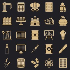 Poster - Outlay icons set. Simple set of 25 outlay vector icons for web for any design