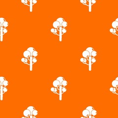 Poster - Tree pattern vector orange for any web design best