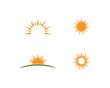 © AWK studio - sun ilustration logo