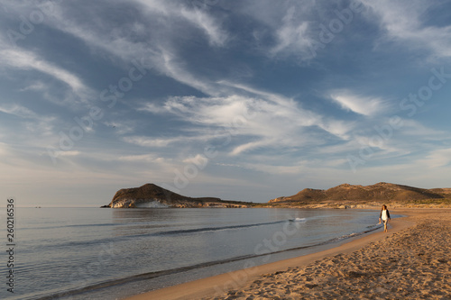 Playa De Arena Y Roca De Cabo De Gata Espana Buy This Stock