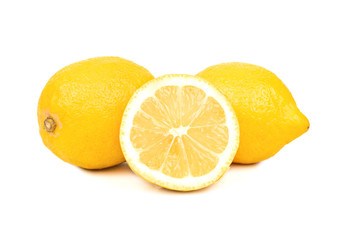 Wall Mural - Lemons with half