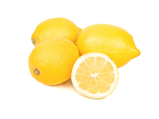 Wall Mural - Lemons with half