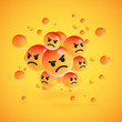 © Sebestyen Balint - Group of high detailed yellow emoticons, vector illustration