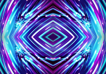 Leinwandbilder - Abstract artistic glowing dangerous energetic fiery artwork background
